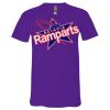 **Unisex Jersey Short-Sleeve V-Neck T-Shirt Thumbnail
